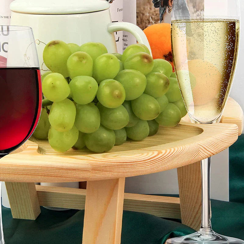 Opvouwbare Houten Tafel voor Picknicks