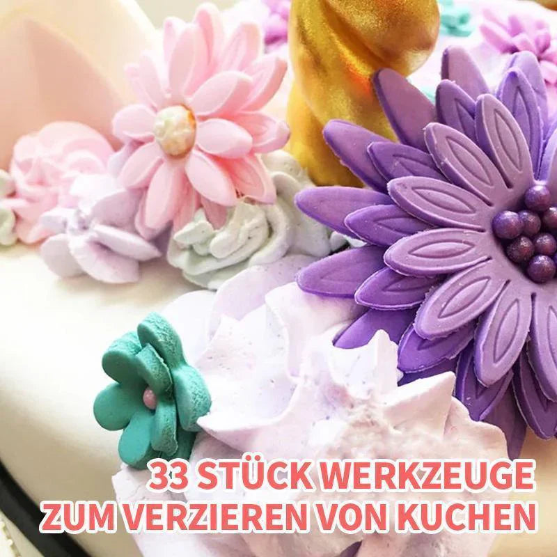 Creatieve 33-delige Taartdecoratieset
