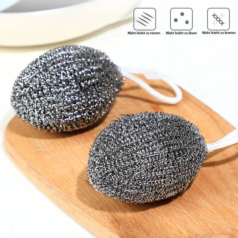 Robuuste Draadafwasspons (6 Stuks)