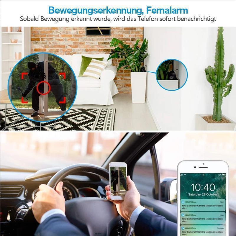 Minibewakingscamera met Hoge Resolutie en Magneet