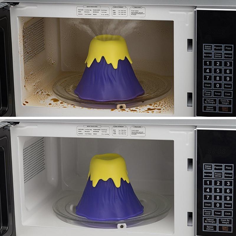 Dampreiniger voor Magnetron met Vulkaanuitstraling