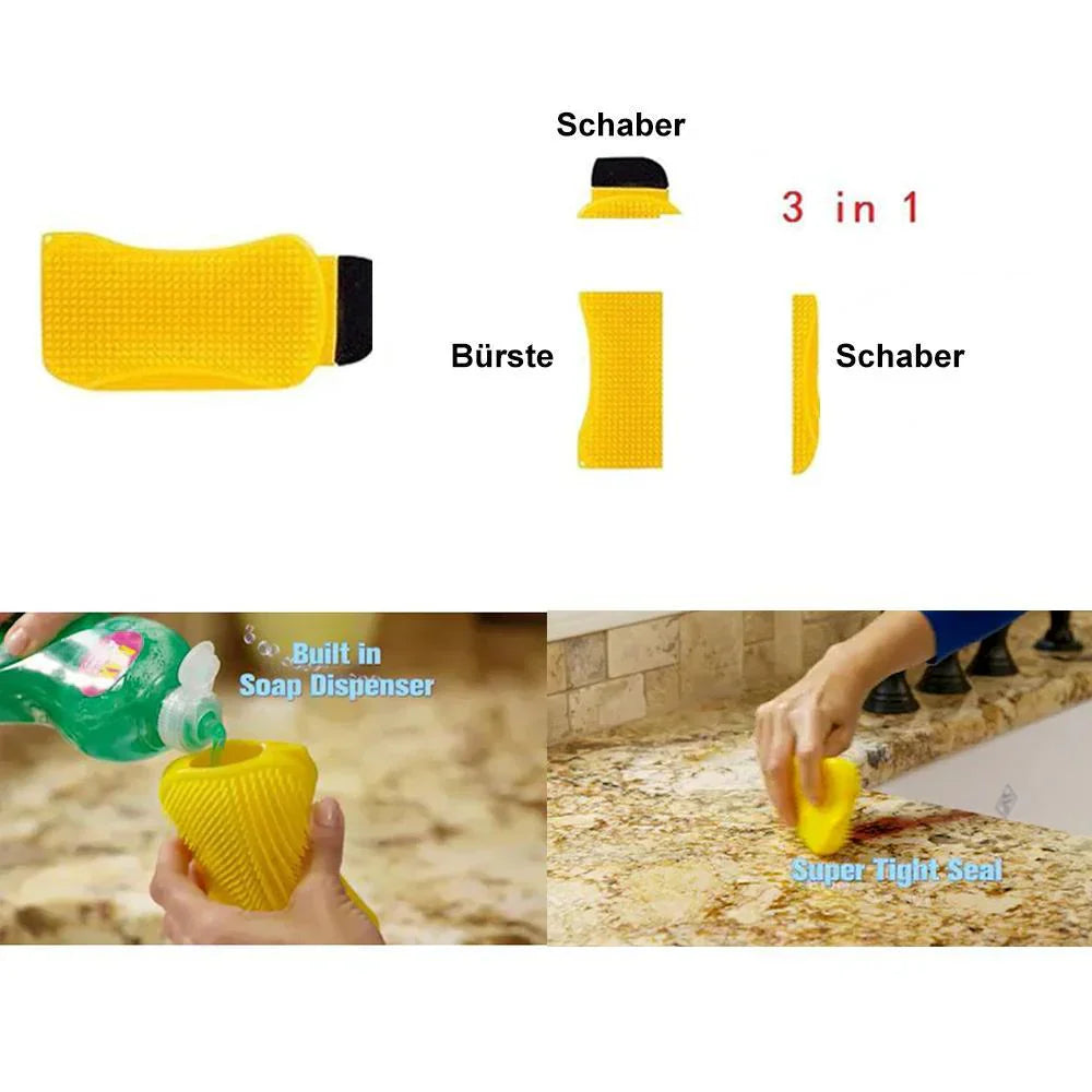 Silicone Reinigingsborstel voor Elk Oppervlak