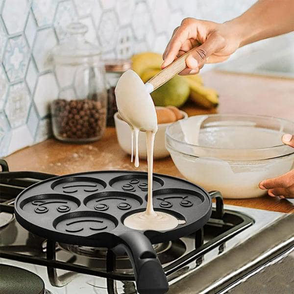 Pannenkoekvorm met Smileymotieven