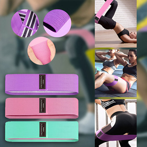 Uiterst Duurzame en Slipvaste Fitnessbanden (3 Stuks)