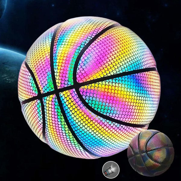 Reflecterende Basketbal met 3d Hologrameffect