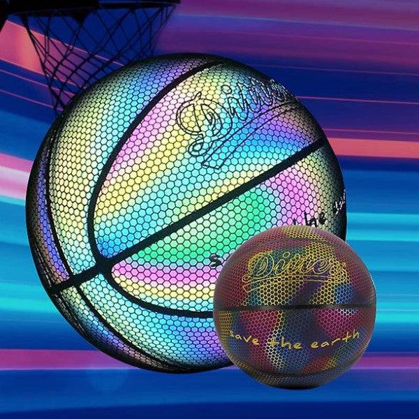 Reflecterende Basketbal met 3d Hologrameffect