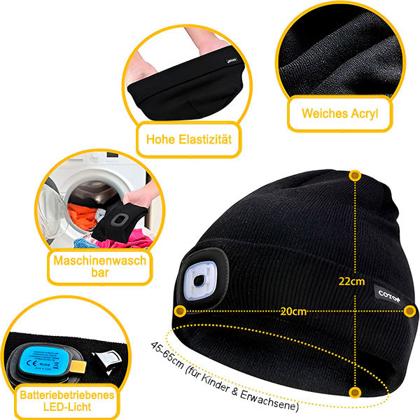 Comfortabele Wintermuts met Geïntegreerd Led-lampje