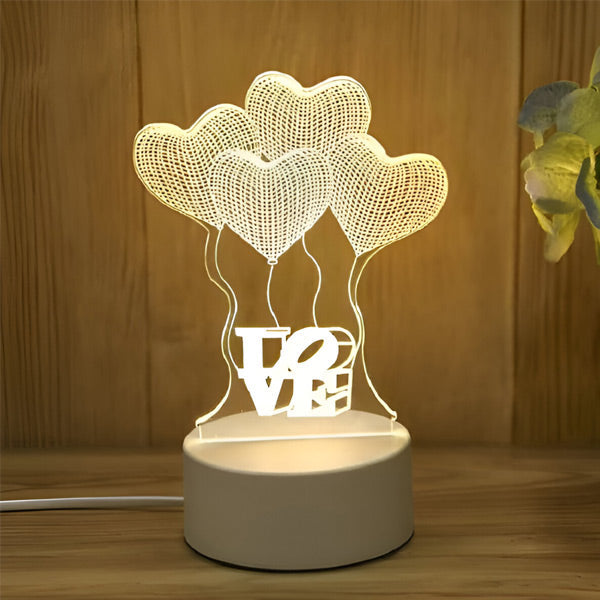 Lichtgevende 3d Decoratieve Lamp
