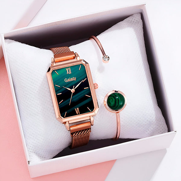Elegante Set - Dameshorloge & Armband