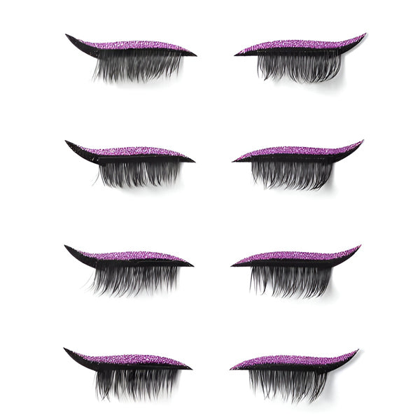 Eyeliner & Wimpers in Één - Herbruikbaar (4 Stuks)