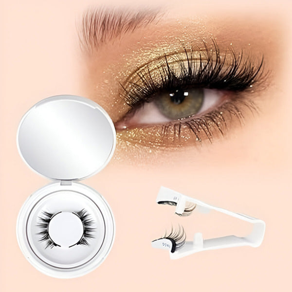 Eyeliner & Wimpers in Één - Herbruikbaar (4 Stuks)