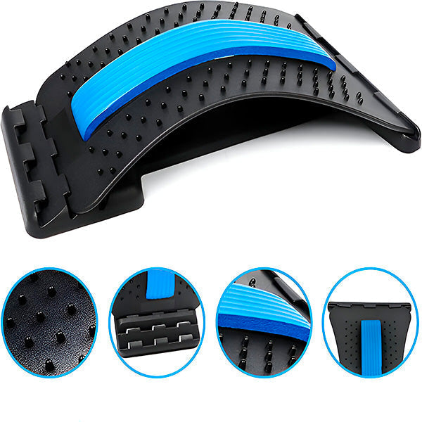 Ergonomische 2-in-1 Rugstretcher & Massager