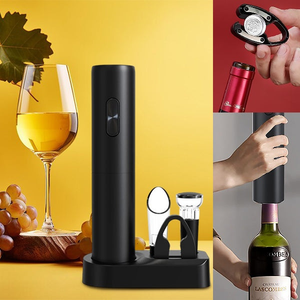 Elektrische Flesopener met Accessoires