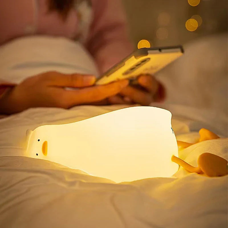 Zacht Oplichtend Nachtlampje in de Vorm van een Eend
