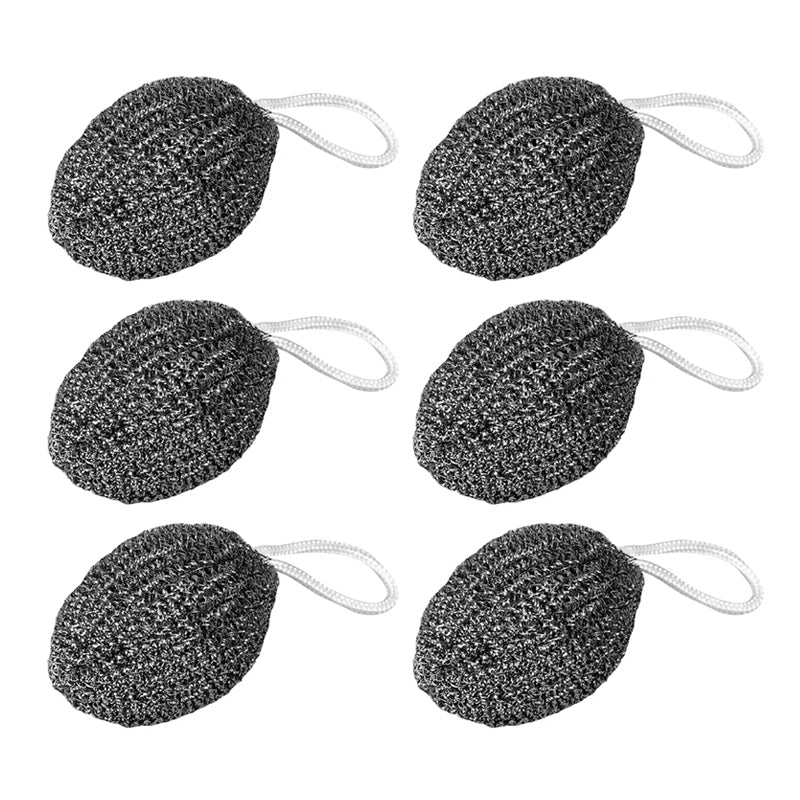 Robuuste Draadafwasspons (6 Stuks)