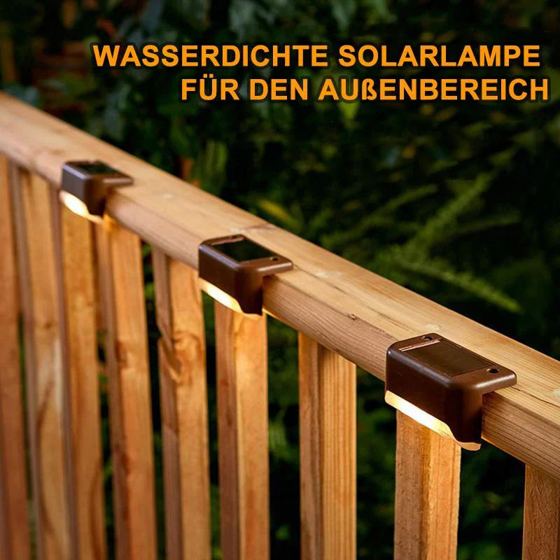 Zonnige Led-tuinlamp met Bewegingsmelder (4 Stuks)