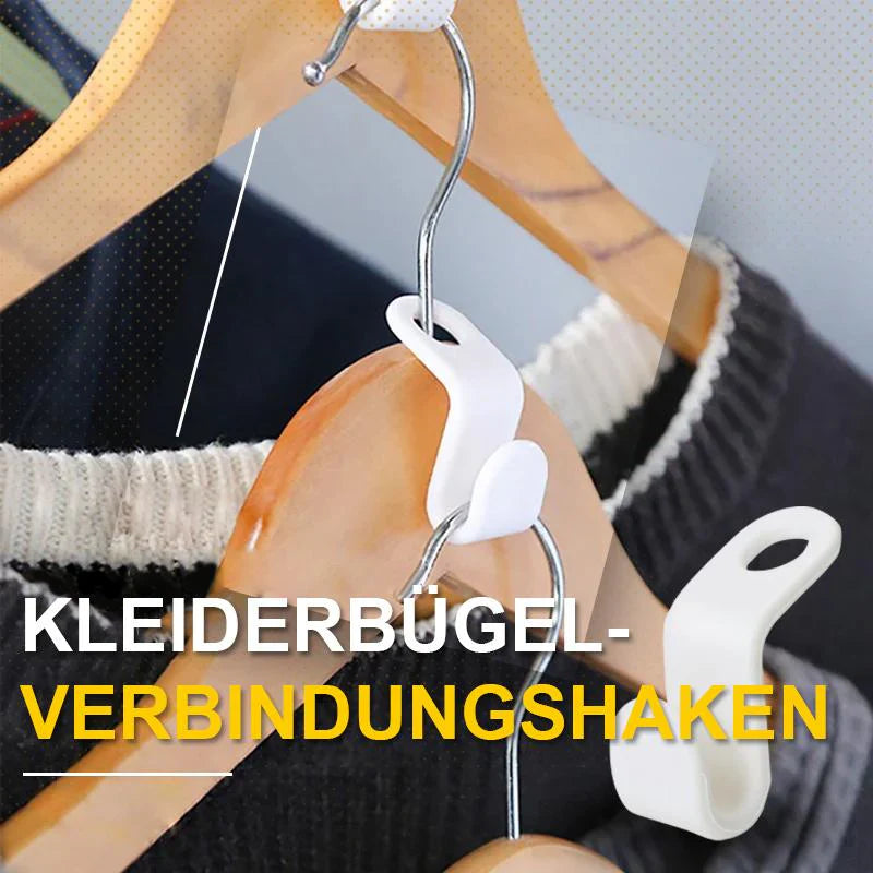 Ruimtebesparende Verbindingshaken voor Kleerhangers (6 Stuks)