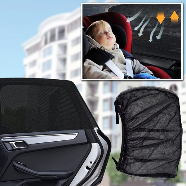 Auto Zonwering met Eenvoudige Bevestiging (4 Stuks)