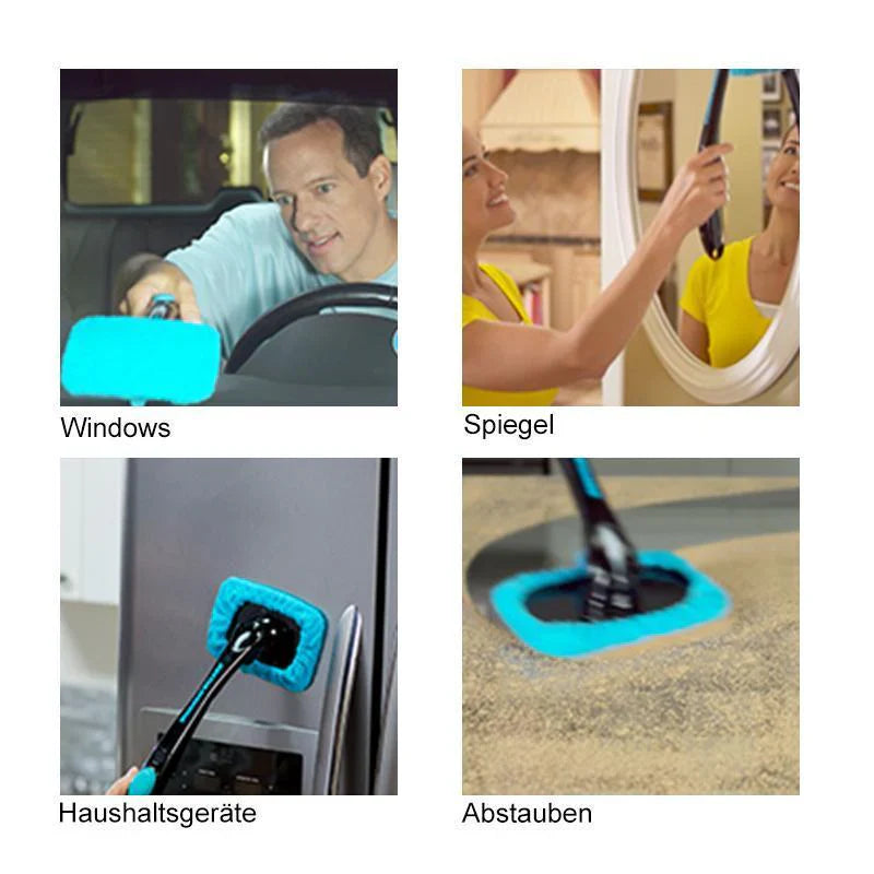 Ruitenreiniger met Wasbaar Microvezeldoekje