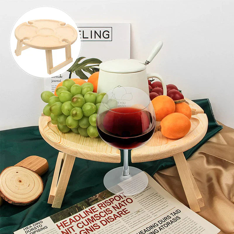 Opvouwbare Houten Tafel voor Picknicks