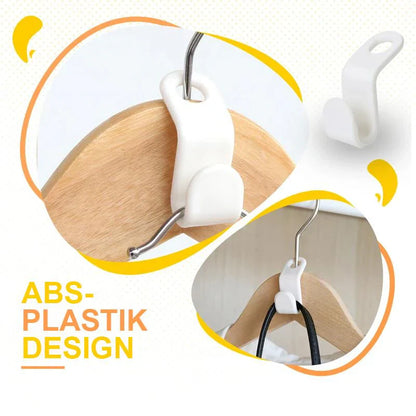 Ruimtebesparende Verbindingshaken voor Kleerhangers (6 Stuks)