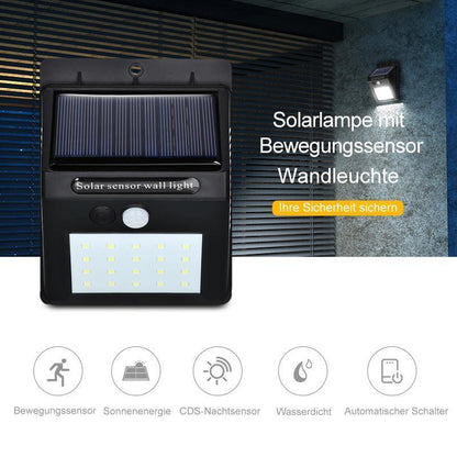 Led Solar Wandlamp met Bewegingssensor
