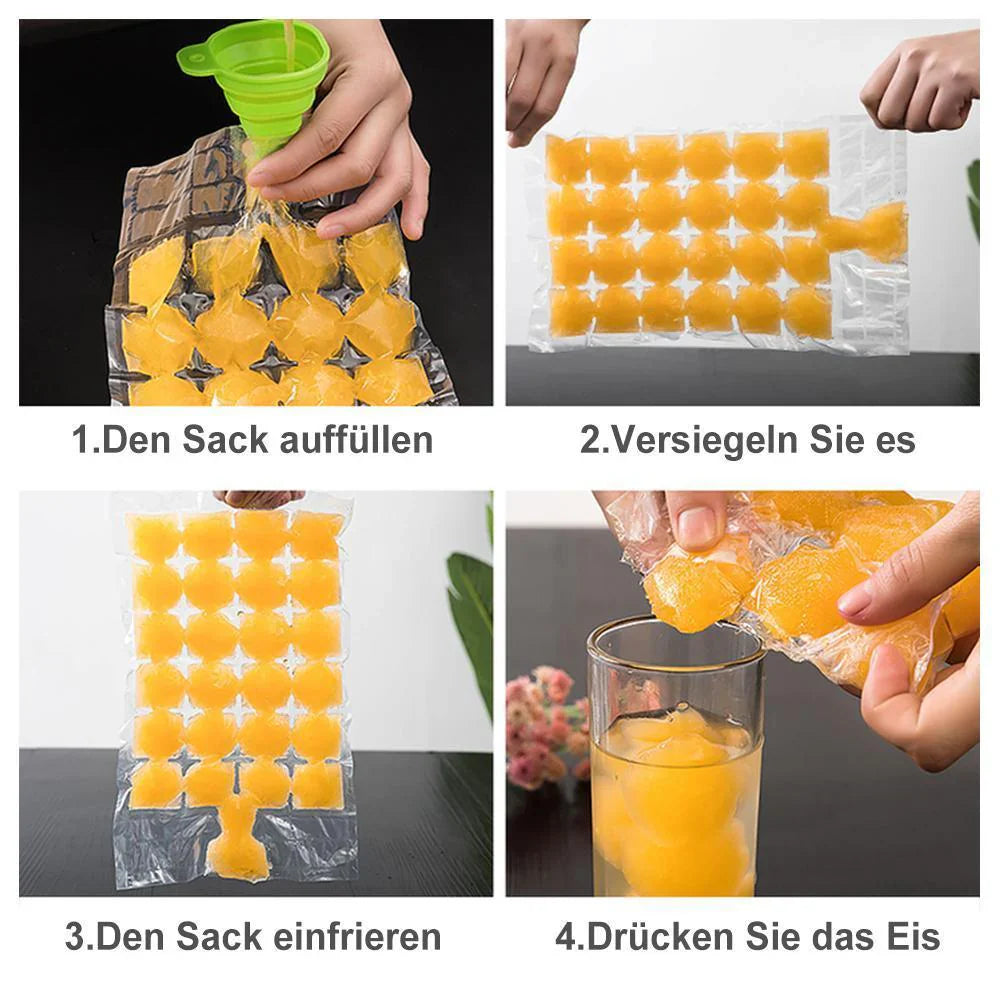 Ice Cube Zak met Zelfsluitende Sluiting