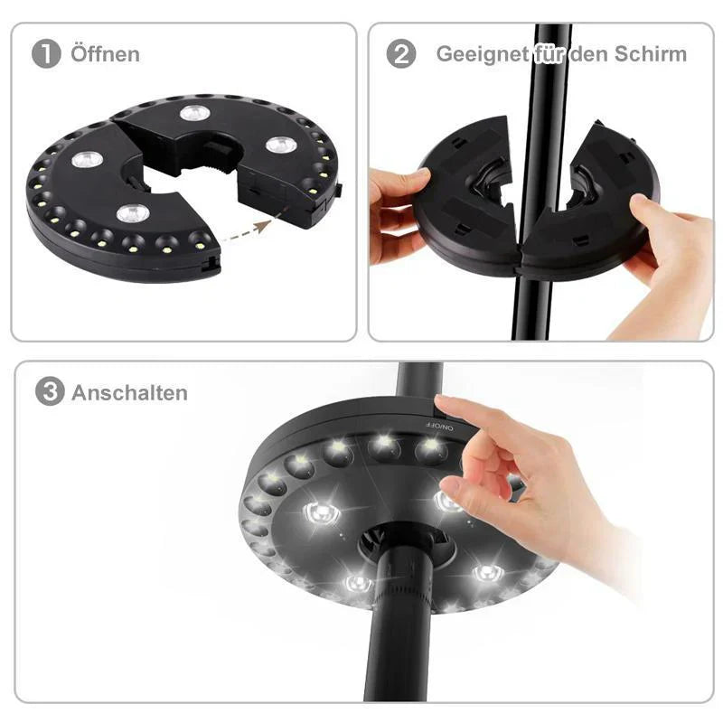 Creatief Led-licht voor Paraplu's