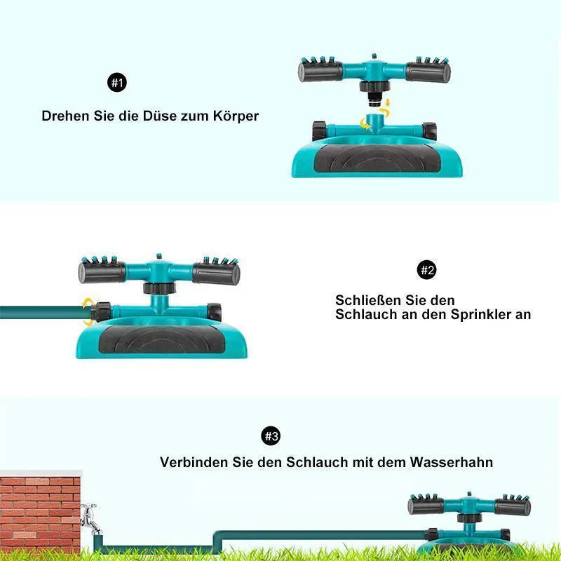 360 ° Roterende Tuinberegening