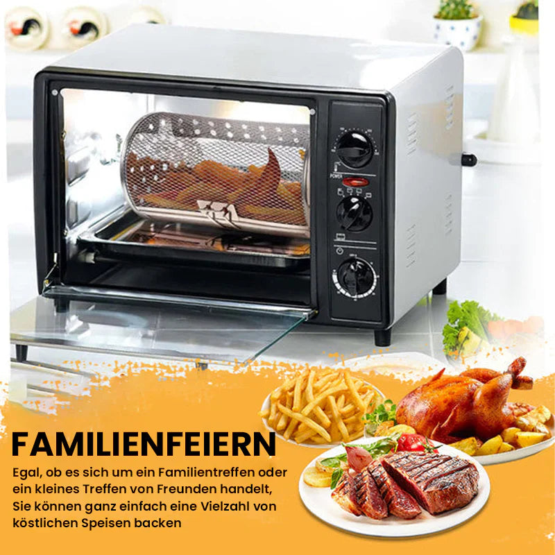 Zelfdraaiende Roestvrijstalen Grill voor Gelijkmatig Koken