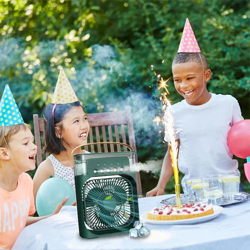 Multifunctionele Ventilator met Bevochtiging en Koeling