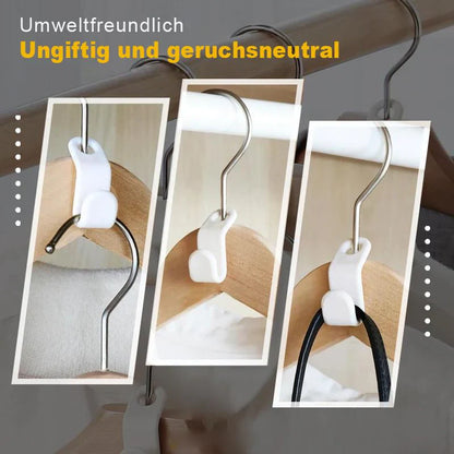 Ruimtebesparende Verbindingshaken voor Kleerhangers (6 Stuks)