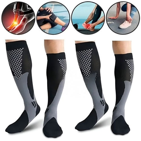 Unisex Compressiekousen voor Sport en Dagelijks Gebruik