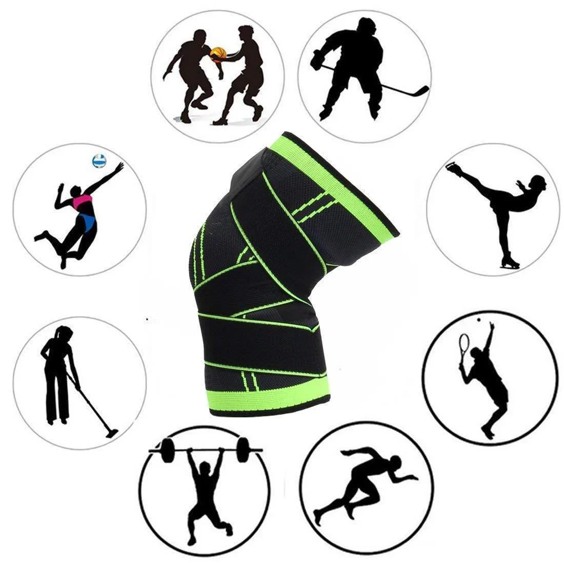 Ademend & Fixeerbare Kniebandage