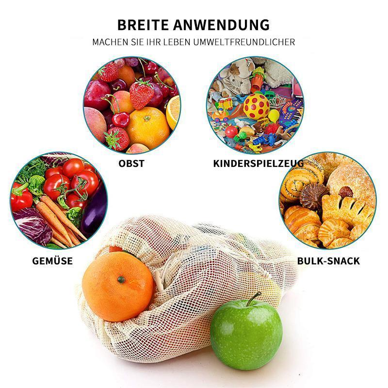 Milieuvriendelijke Boodschappentassen (6 Stuks)