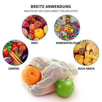Milieuvriendelijke Boodschappentassen (6 Stuks)
