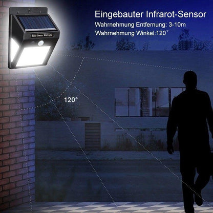 Led Solar Wandlamp met Bewegingssensor