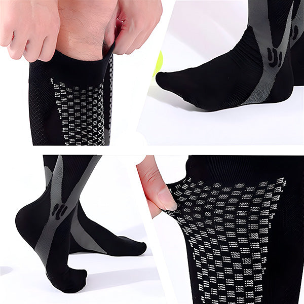 Unisex Compressiekousen voor Sport en Dagelijks Gebruik