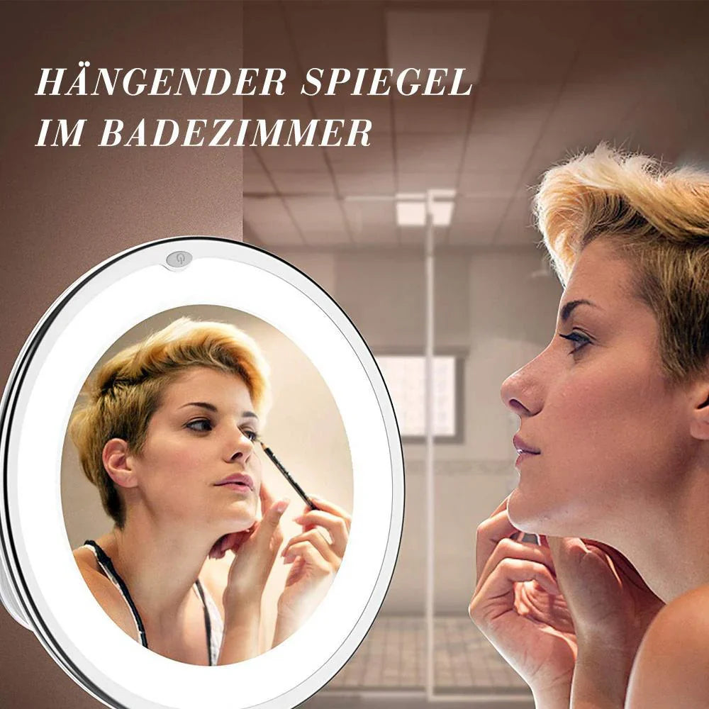 Led Cosmeticaspiegel met 10x Vergroting