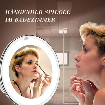 Led Cosmeticaspiegel met 10x Vergroting