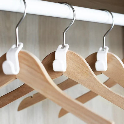Ruimtebesparende Verbindingshaken voor Kleerhangers (6 Stuks)