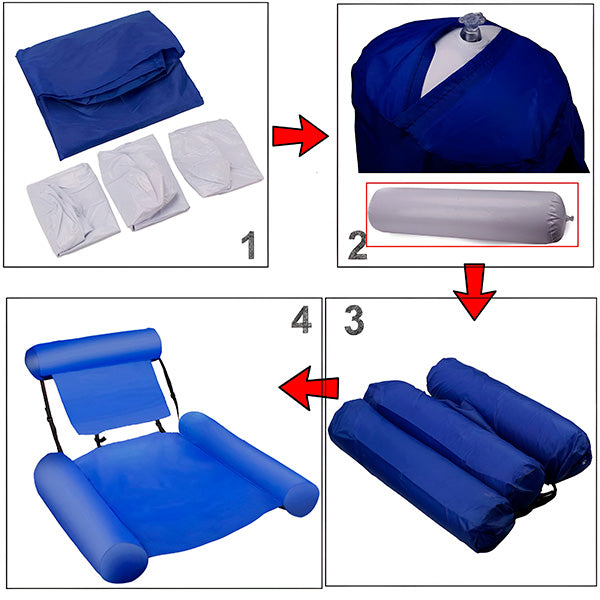 Zwemstoel met Rugleuning voor Maximaal Comfort