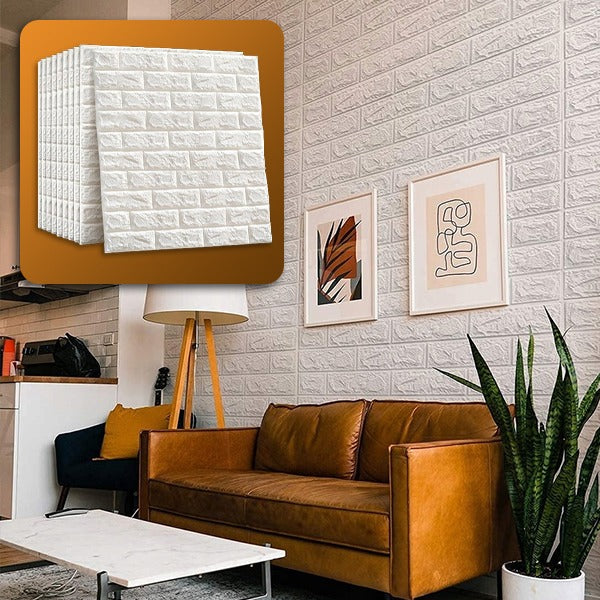 3d Bakstenen Muurpanelen (5 Stuks)