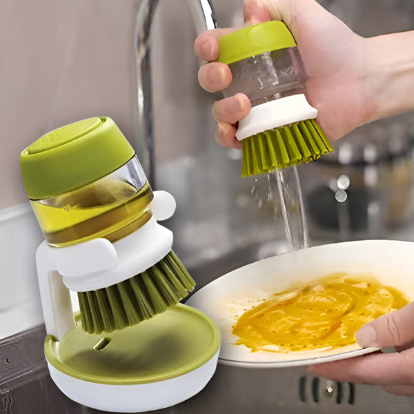 Multifunctionele Schoonmaakborstel met Dispenser