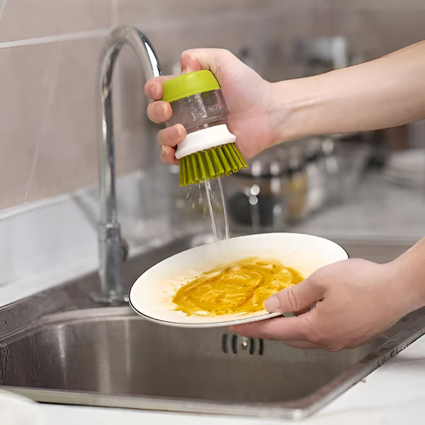 Multifunctionele Schoonmaakborstel met Dispenser