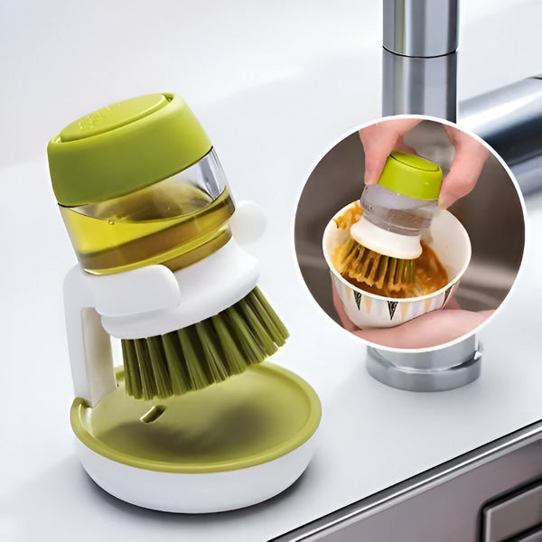 Multifunctionele Schoonmaakborstel met Dispenser