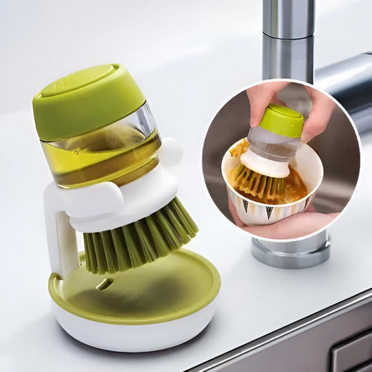 Multifunctionele Schoonmaakborstel met Dispenser