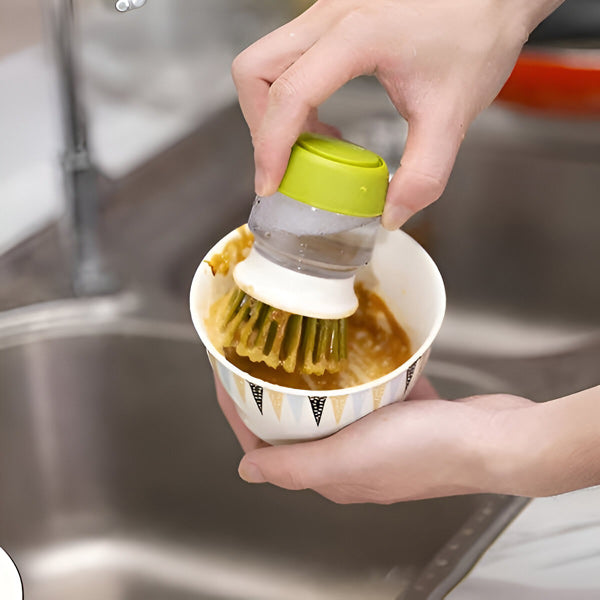 Multifunctionele Schoonmaakborstel met Dispenser
