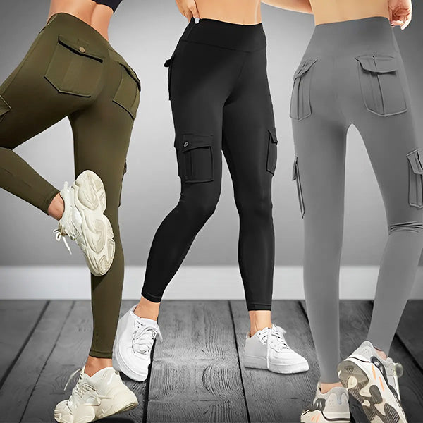 Moderne Legging in Cargo-stijl