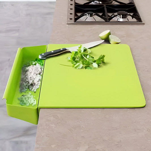 2-in-1 Snijplank met Opvangbak